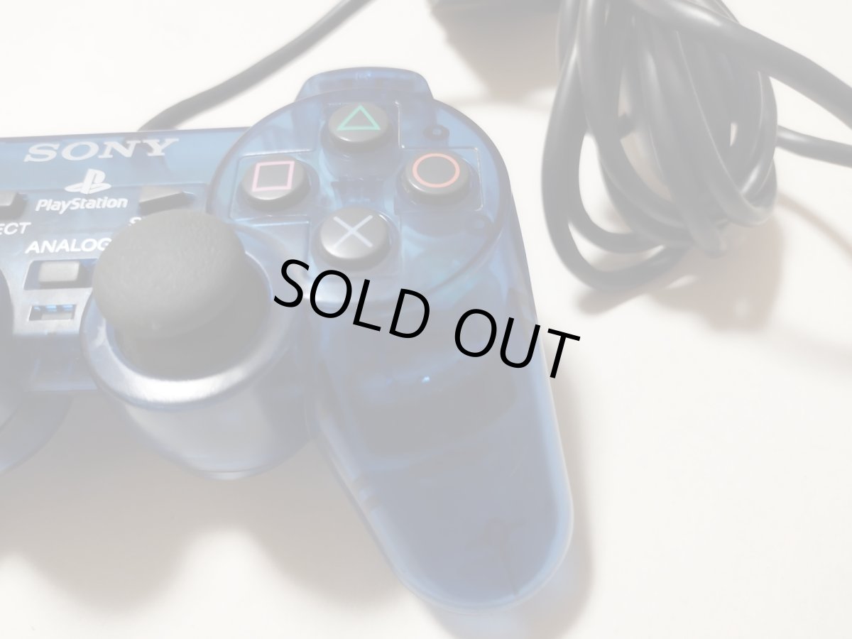 画像3: コントラーラー　クリアブルー　箱説有　PS2プレイステーション【管理6m8】 (3)