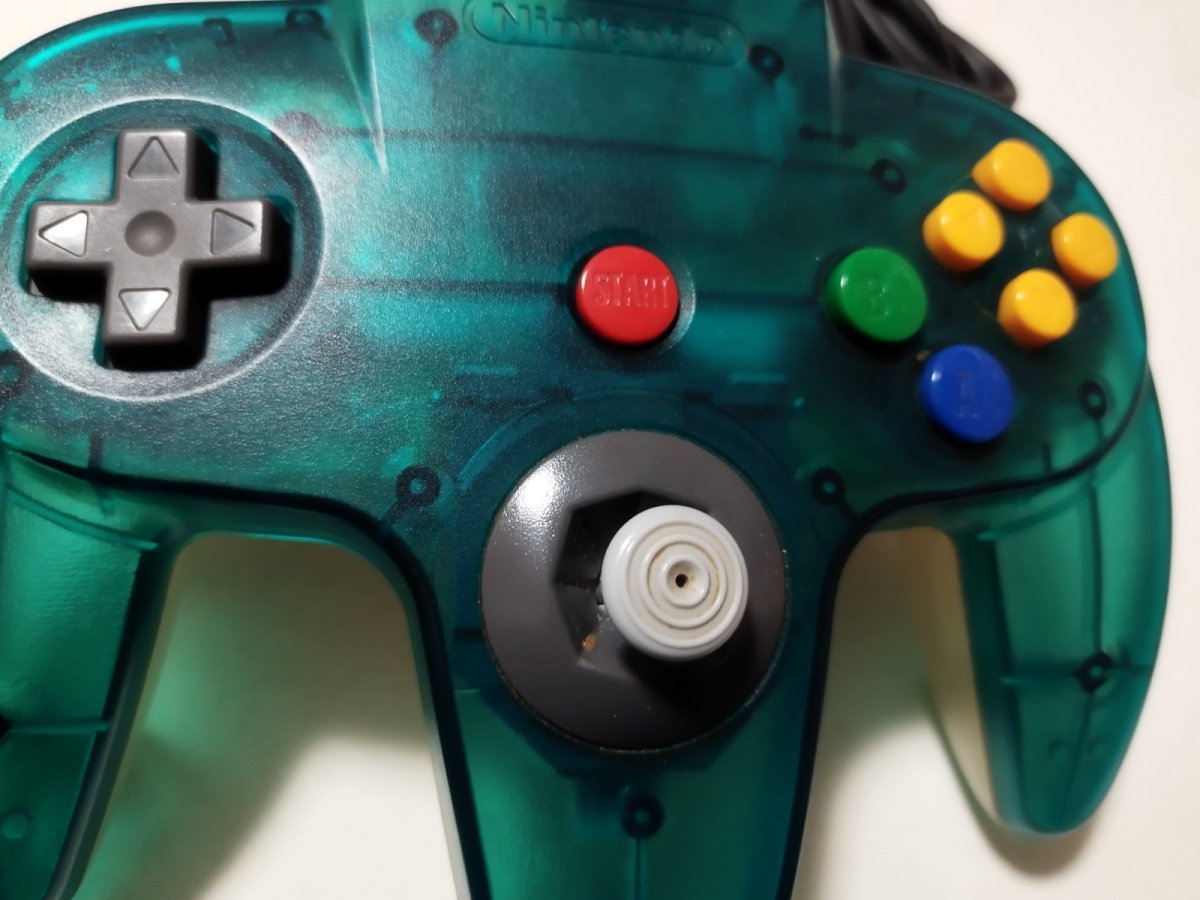 画像3: 64本体クリアブルー 箱説無 ニンテンドー64【管理2-4】 (3)