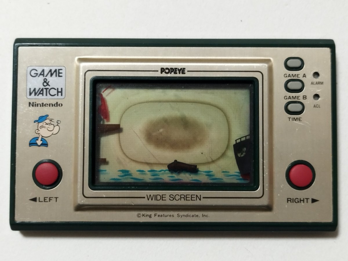 画像8: ポパイ POPEYE 箱説有 ゲームウォッチ【管理5m5】 (8)