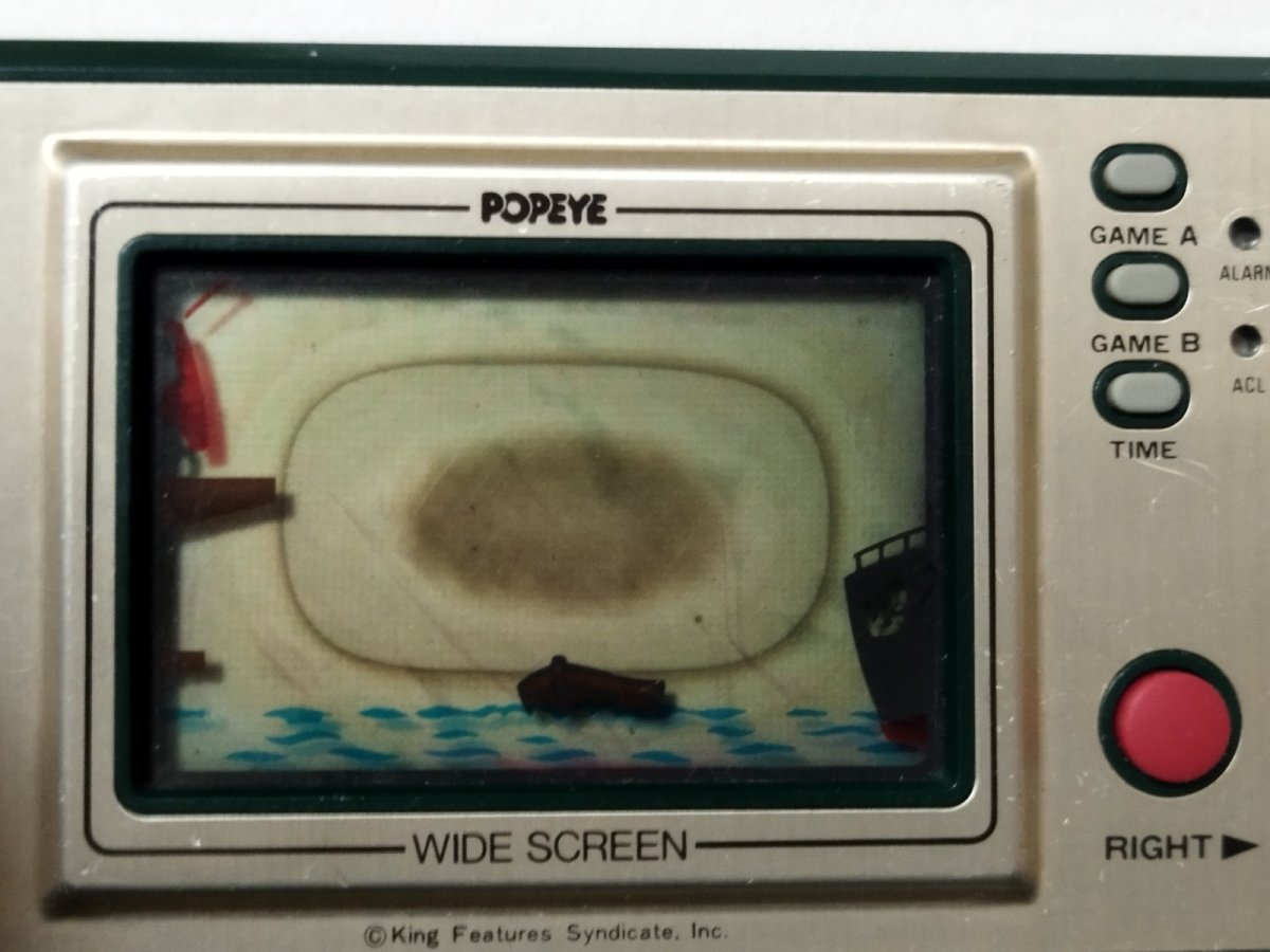 画像10: ポパイ POPEYE 箱説有 ゲームウォッチ【管理5m5】 (10)