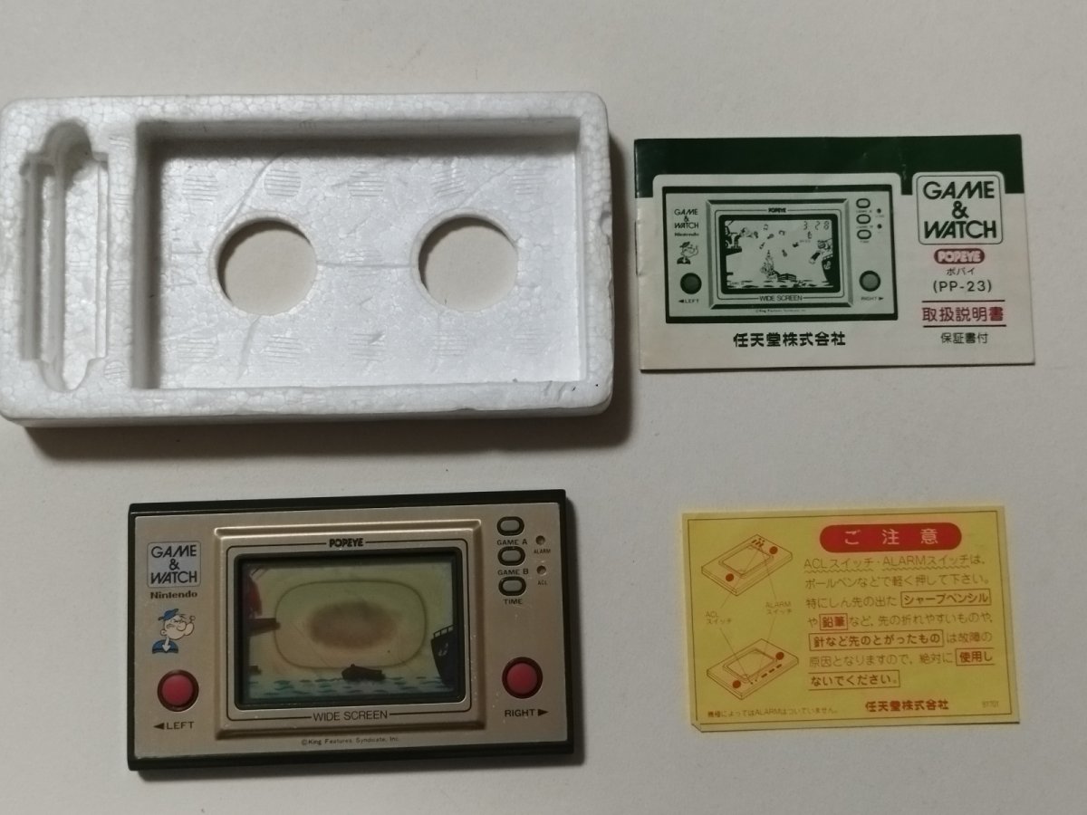 画像7: ポパイ POPEYE 箱説有 ゲームウォッチ【管理5m5】 (7)