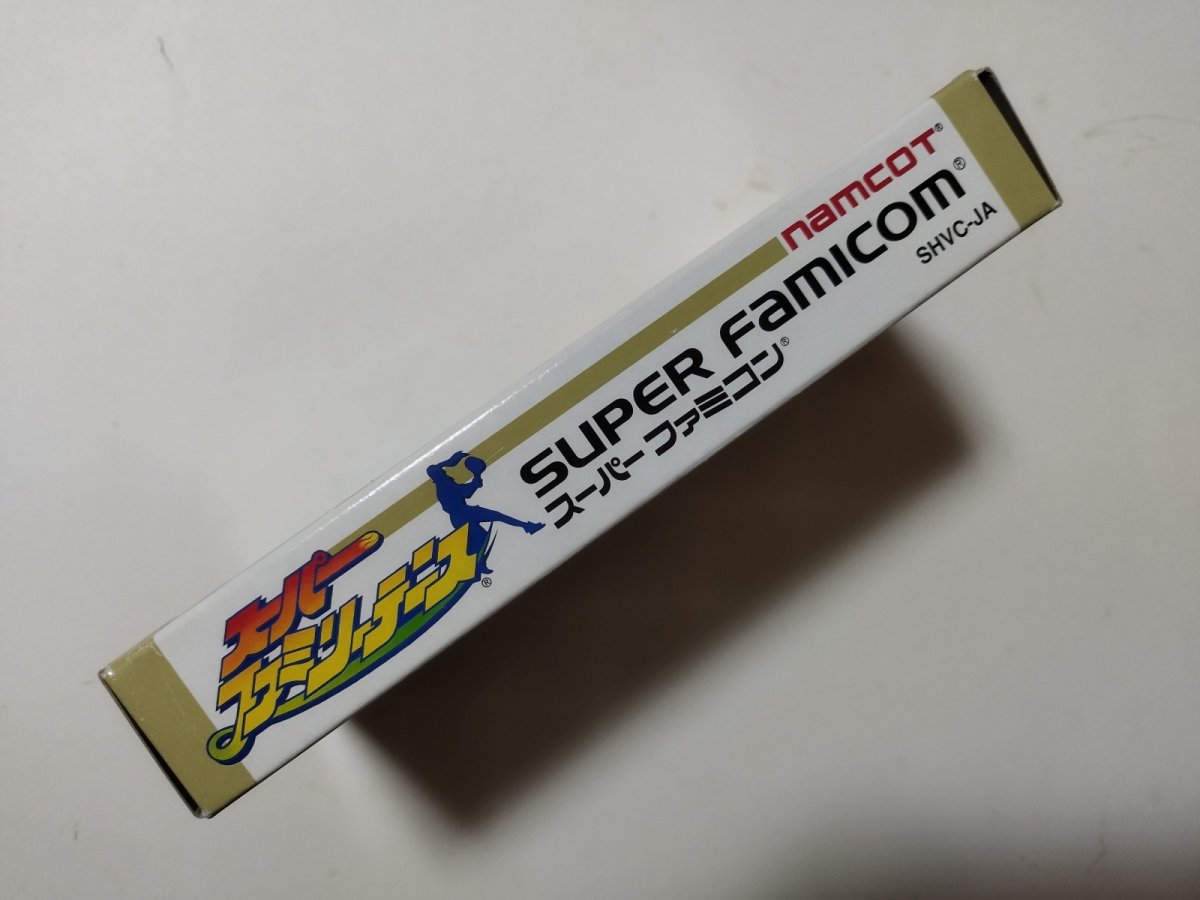 画像2: スーパーファミリーテニス 葉書保証書箱説有 SFCスーパーファミコン 【管理4N7】 (2)