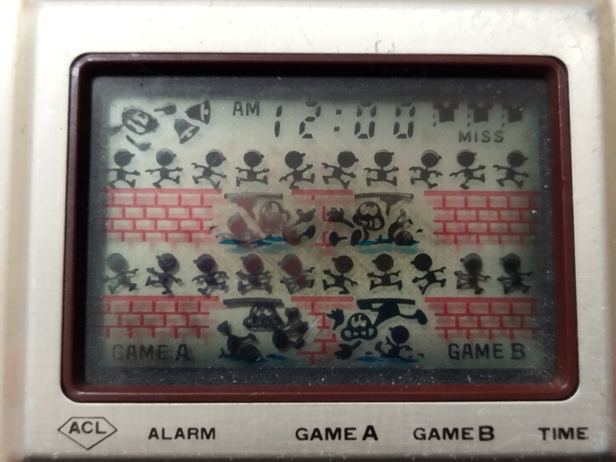 画像3: マンホール MANHOLE 箱説無 ゲームウォッチ【管理1-1】 (3)