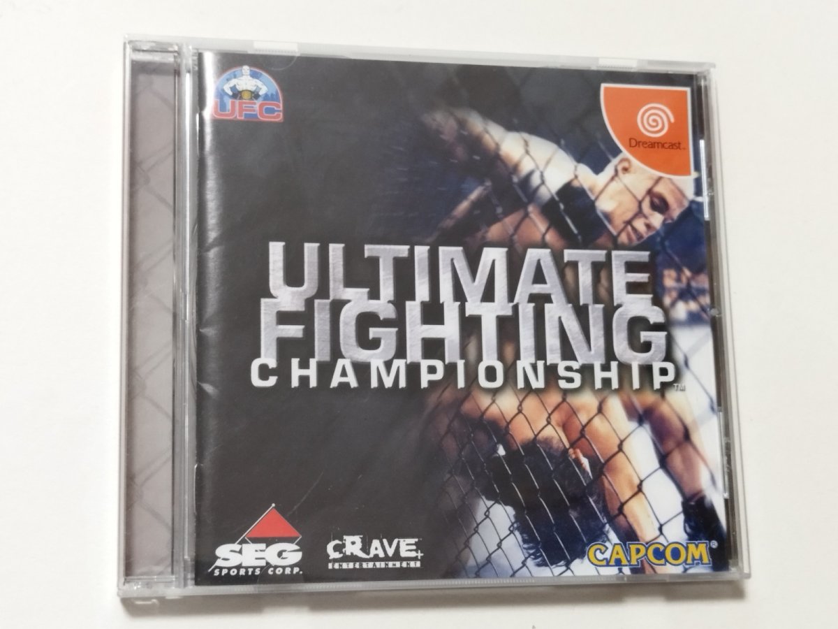 画像1: U.F.C アルティメット ファイティング チャンピオンシップ　帯葉書ポイント用紙箱説有　DCドリームキャスト【管理9N1】 (1)