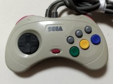 画像1: コントローラー　ホワイト　HSS-0101　箱説無　SSセガサターン【管理4h7】 (1)