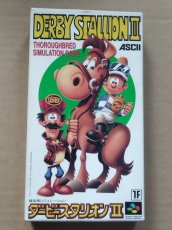 画像1: ダービースタリオンII　箱説有　SFCスーパーファミコン【8m9】 (1)