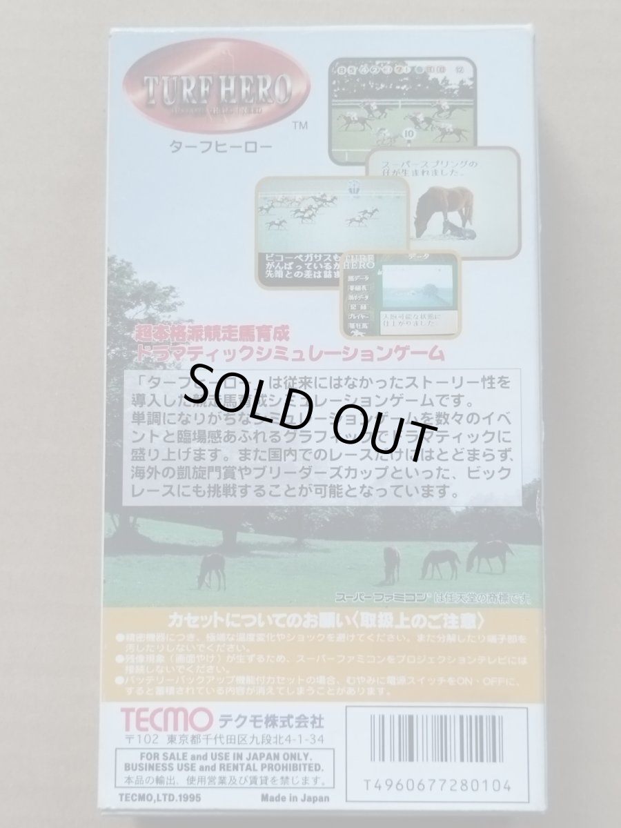 画像3: ターフヒーロー 箱説有 SFCスーパーファミコン【8h6】 (3)