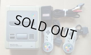 スーパーファミコン本体ACアダプターステレオAVケーブルセット 箱説無