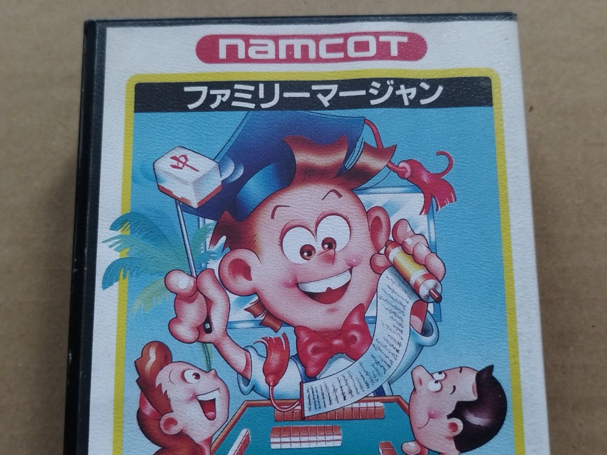 画像2: ファミリーマージャン チラシ葉書箱説有ステッカー未使用 FCファミコン【5h1】 (2)