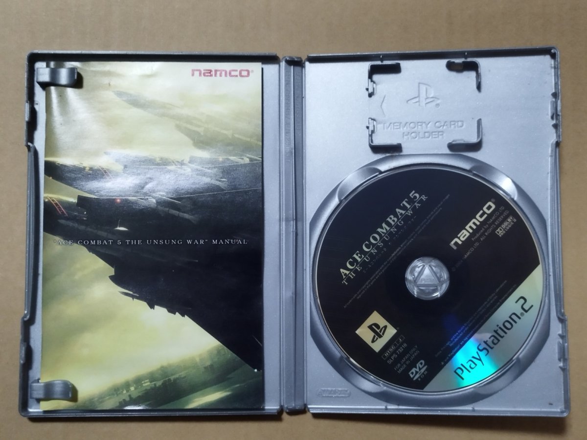 画像2: エースコンバット5　ジ・アンサング・ウォー　ベスト版　箱説有　PS2プレイステーション【7h9】 (2)