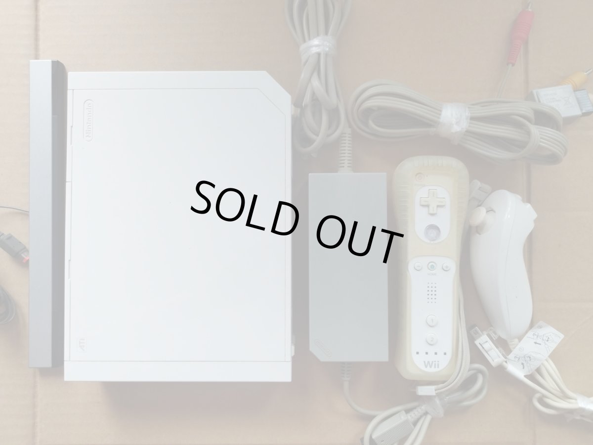 画像1: wii本体　白　RVL-001　箱説無　wiiウィー【2f2-3】 (1)