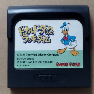 ドナルドダックのラッキーダイム 箱説無 GGゲームギア 【12