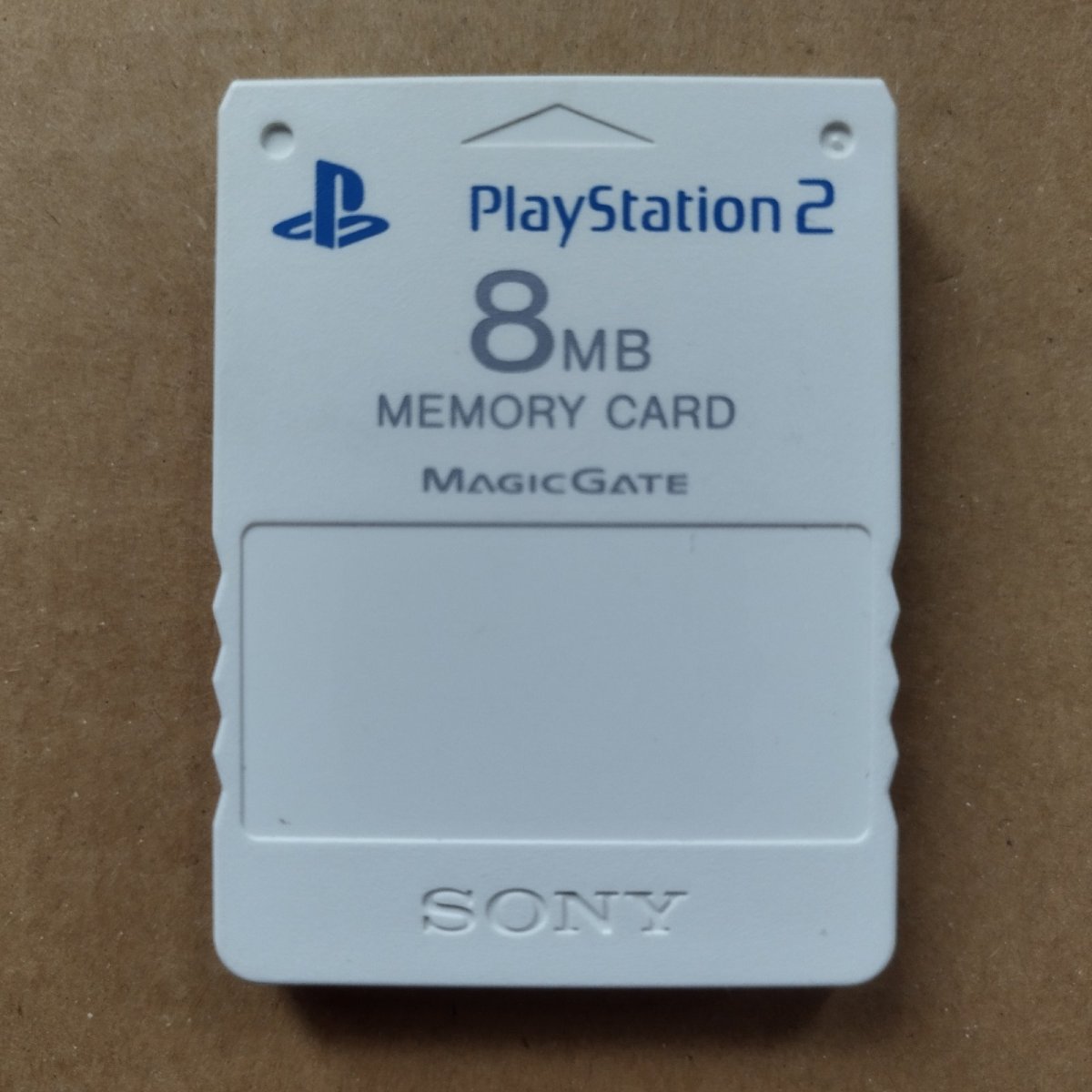 画像1: メモリーカード　セラミックホワイト　SCPH-10020　箱説無　PS2プレイステーション2【1-8】 (1)
