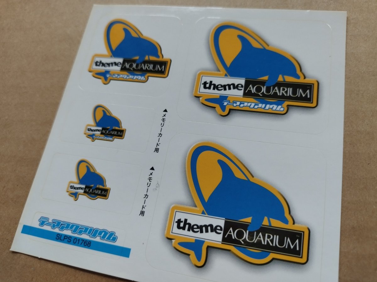画像7: 【美品評価価格】テーマアクアリウム　チラシシール箱説有　PS1プレイステーション【9m2】 (7)