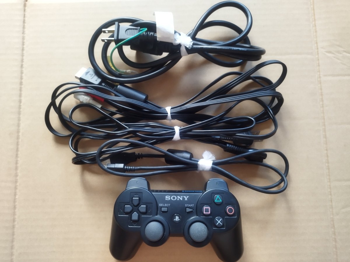 画像4: プレイステーション3本体　160GB　CECH‐2500A　チャコールブラック　箱説無　PS3プレイステーション3【3-3】 (4)