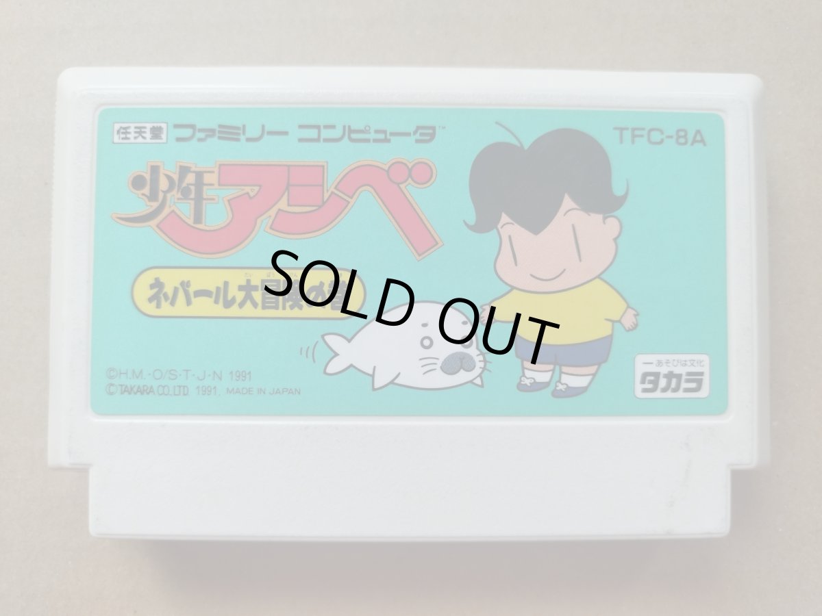 画像1: 少年アシベ　ネパール大冒険の巻　箱説無　FCファミコン【20】 (1)