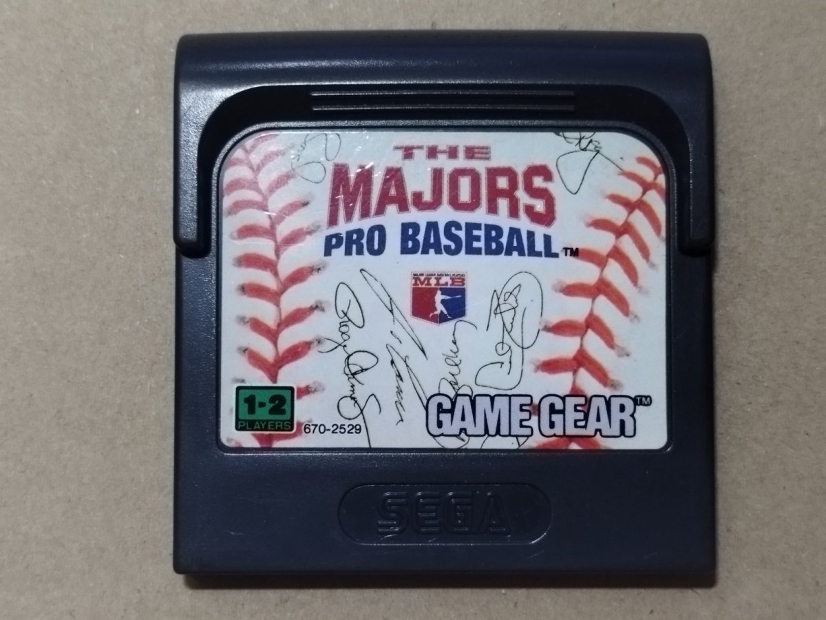 画像1: THE MAJORS PRO BASEBALL　箱説無　GGゲームギア【14】 (1)
