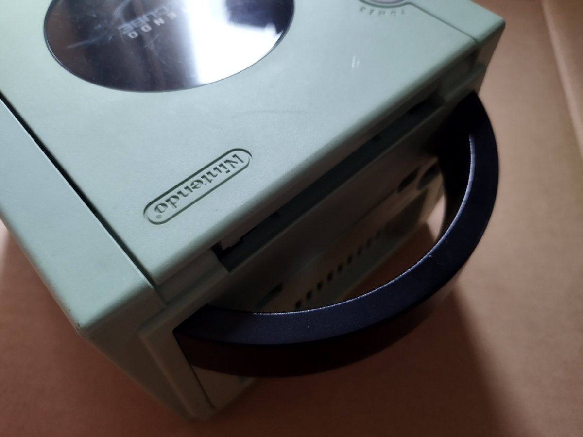 画像4: ゲームキューブ本体　ジャンク　テイルズ オブ シンフォニア シンフォニックグリーン　箱説無　GCゲームキューブ【2f21】 (4)