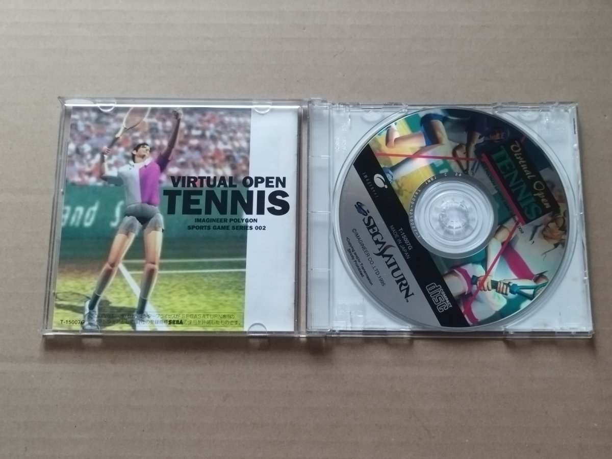 画像2: バーチャル オープン テニス　箱説有　SSセガサターン【9N2】 (2)