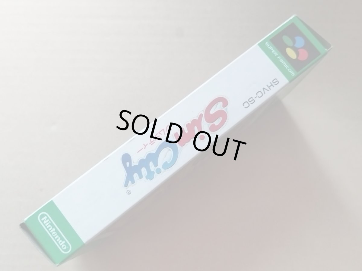 画像3: シムシティ　操作表箱説有　SFCスーパーファミコン【8m6】 (3)