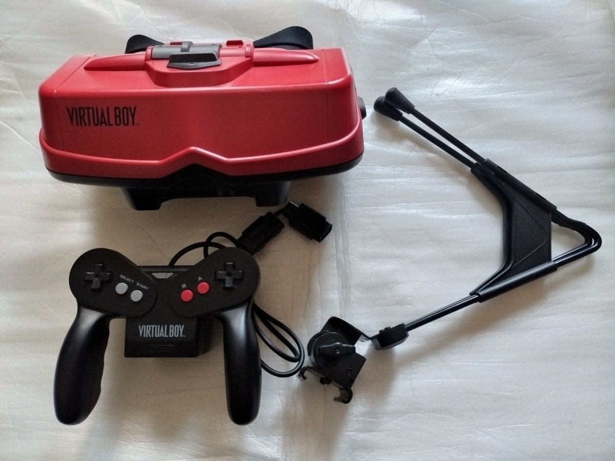 画像1: バーチャルボーイ本体 箱説無 VBバーチャルボーイ 【2f3-3】 (1)