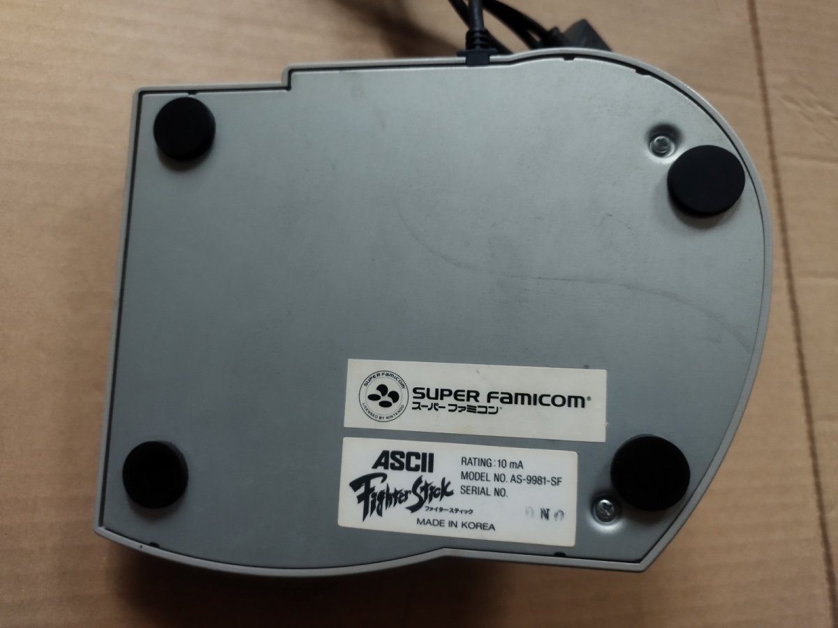 画像4: ファイタースティック　AS-9981-SF　箱説無　SFCスーパーファミコン【2f-2-2】 (4)