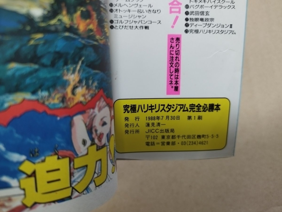 画像3: 究極 ハリキリスタジアム ファミコン 完全 必勝本【5m8】 (3)