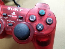 画像3: 【美品】コントラーラー　クリアレッド　箱説有　PS2プレイステーション【6m9】 (3)