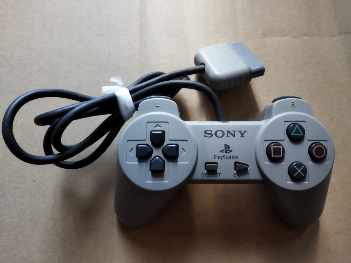 画像1: コントローラー SCPH-1010　箱説無　PS1プレイステーション【8m8】 (1)