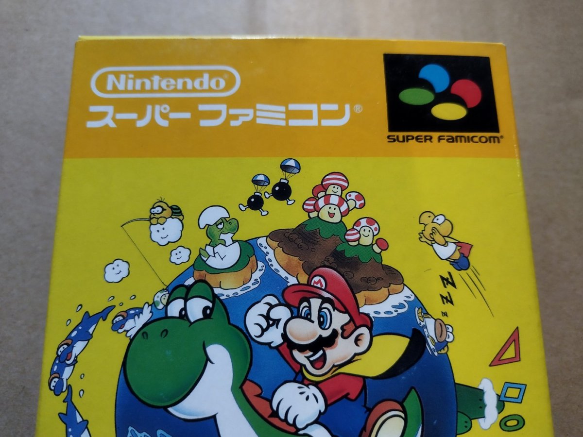 画像2: 【美品評価価格】スーパーマリオワールド　箱説有　SFCスーパーファミコン【8h6】 (2)