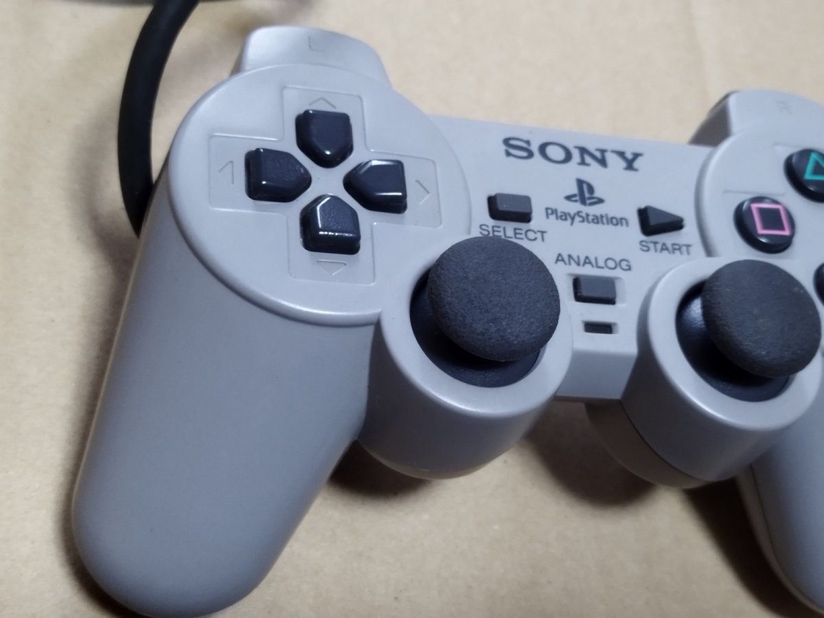 画像2: 【美品評価価格】アナログコントローラー SCPH-1200　箱説有　PS1プレイステーション【8h8】 (2)