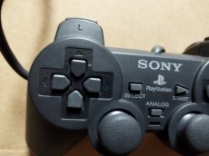 画像2: 【美品評価価格】アナログコントローラー　ダイヤモンド・ブラック SCPH-1200　箱説有　PS1プレイステーション【8h8】 (2)