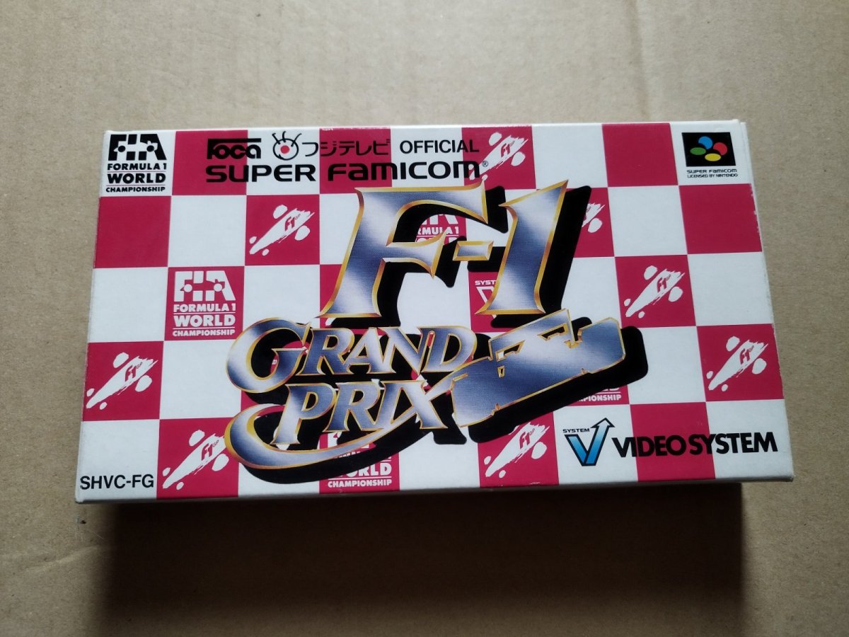 画像1: F1グランプリF-1 GRAND PRIX　箱説有　SFCスーパーファミコン【7m7】 (1)