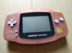 画像1: 【減額品】ゲームボーイアドバンス ミルキーピンク 本体　箱説無　GBAアドバンス【6m5】 (1)