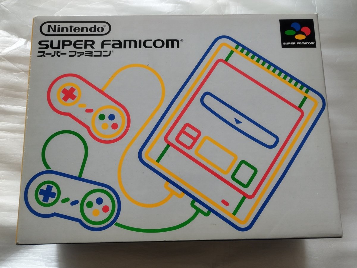 画像1: スーパーファミコン本体　箱説有　SFCスーパーファミコン【2f3-1】 (1)