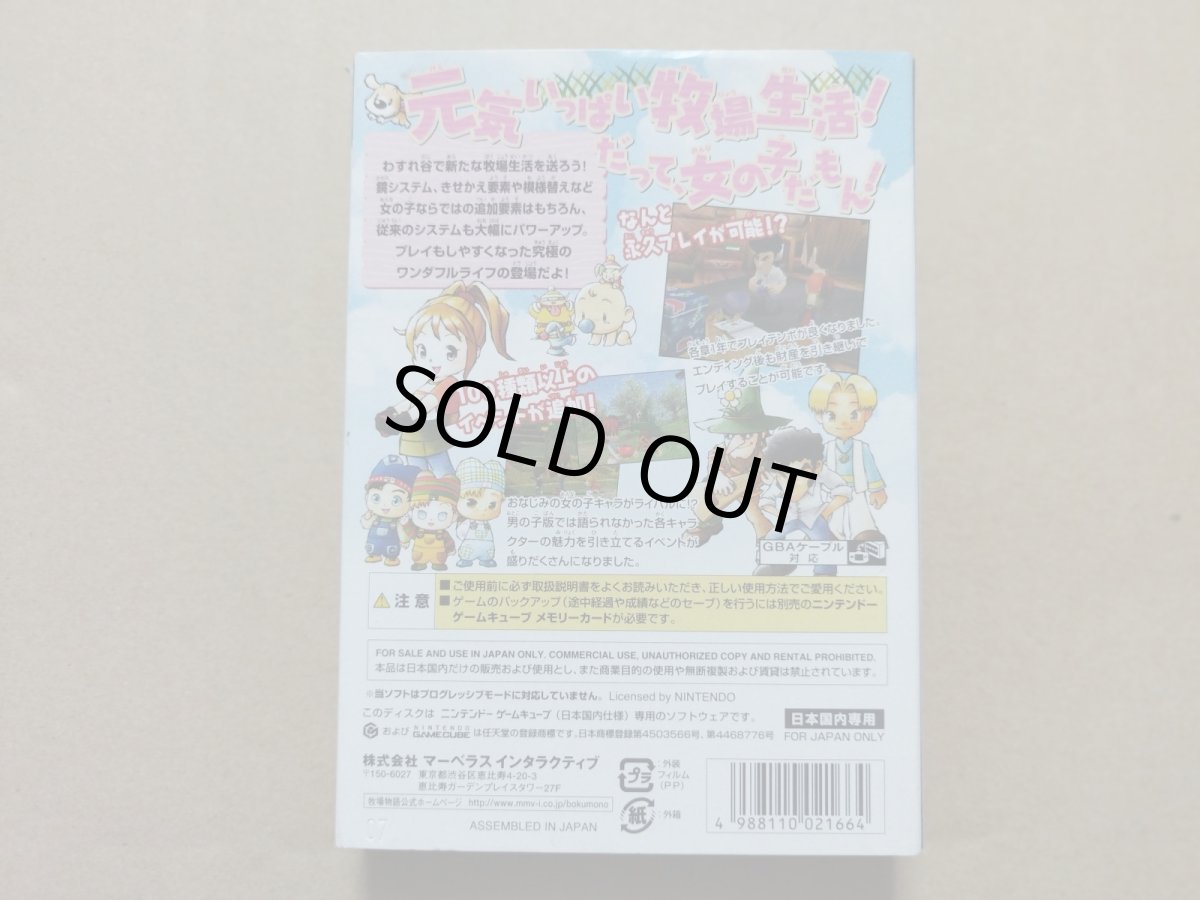 画像4: 牧場物語 ワンダフルライフ for ガール　箱説有　GCゲームキューブ【5h1】 (4)