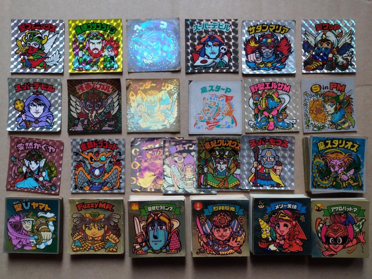 画像1: 【オマケつき】旧ビックリマンヘッドすくみセット　状態【B】【1-9】 (1)