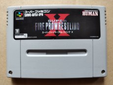 画像1: 【美品評価価格】スーパーファイヤープロレスリングX　箱説無　SFCスーパーファミコン【10】 (1)