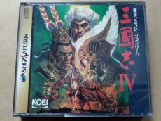 画像1: 三國志IV　箱有説無　SSセガサターン【6m5】 (1)