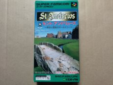 画像1: セントアンドリュース　栄光と歴史　箱説有　SFCスーパーファミコン【9h9】 (1)