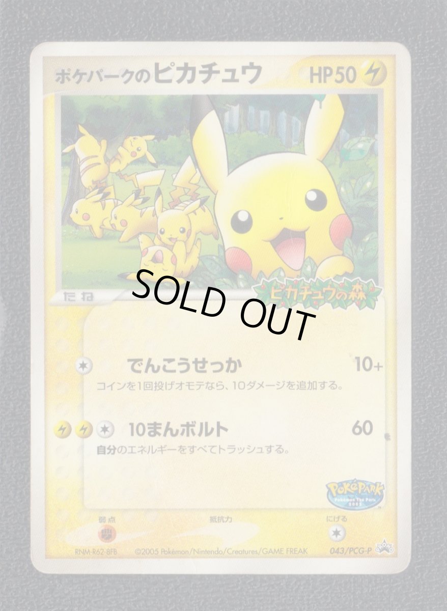 画像1: ポケパークのピカチュウ　状態【C】　ポケモンカード (1)