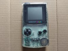 画像1: 【ジャンク】ゲームボーイカラー本体クリア　箱説無　GBゲームボーイ【7h2】 (1)