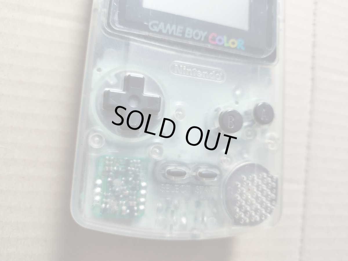画像3: 【ジャンク】ゲームボーイカラー本体クリア　箱説無　GBゲームボーイ【7h2】 (3)