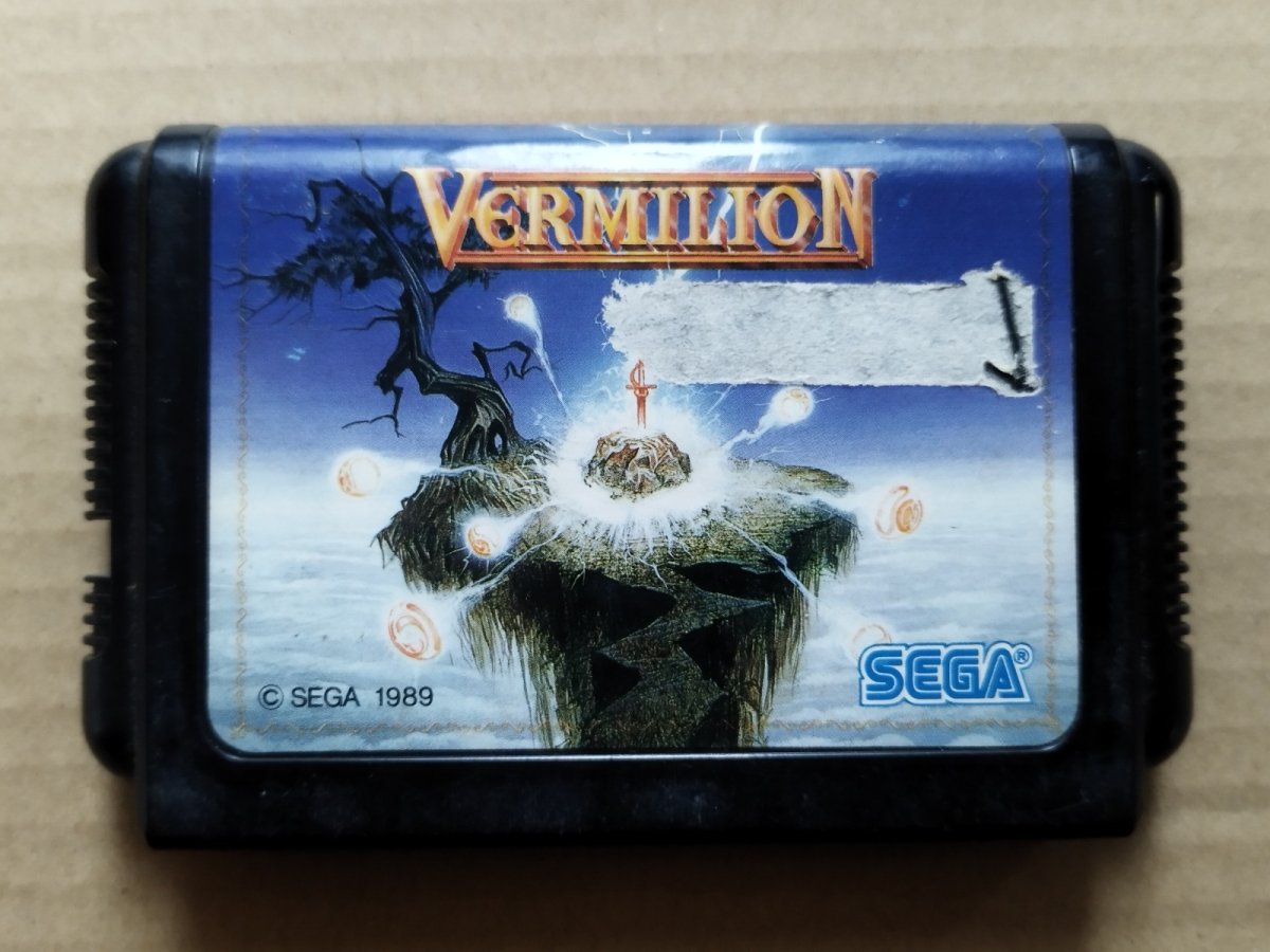 画像1: 【減額品】ヴァーミリオン　箱説無　MDメガドライブ【24】 (1)