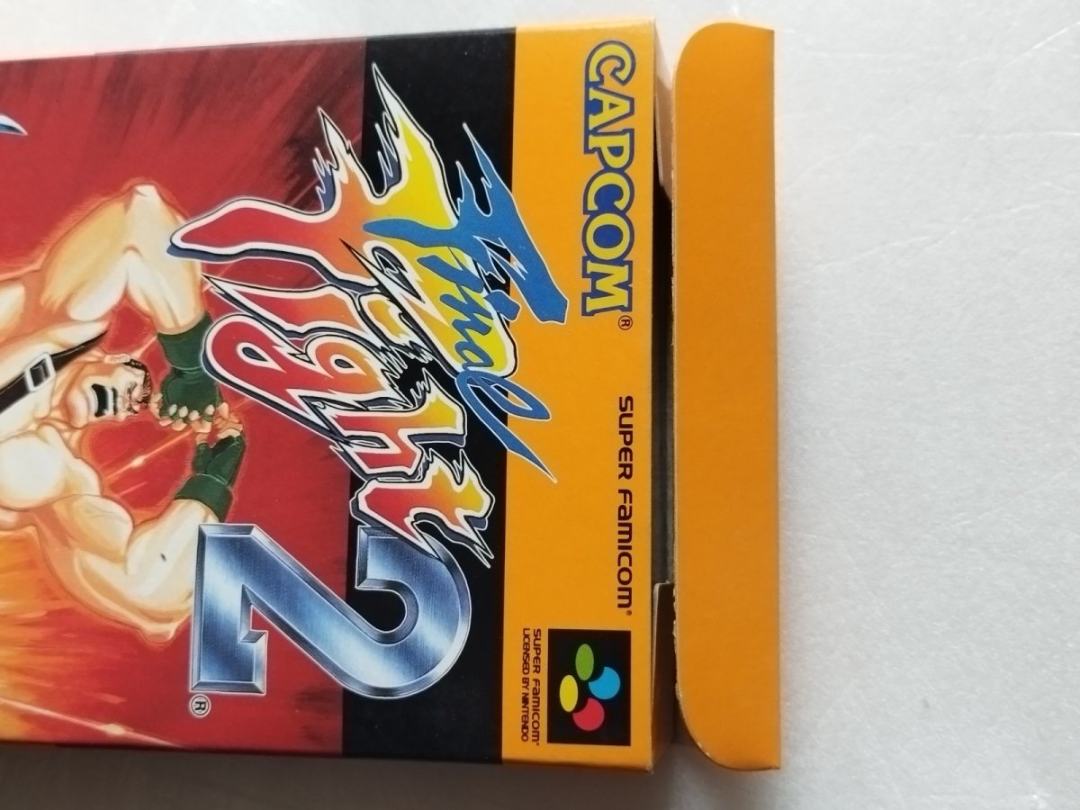 画像14: 【美品評価価格】ファイナルファイト2　葉書箱説有　SFCスーパーファミコン【9m3】 (14)