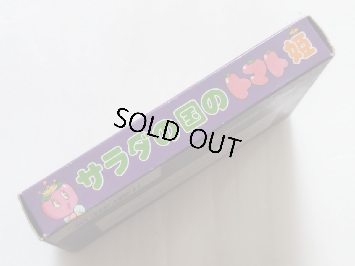 画像2: サラダの国のトマト姫　箱説有　FCファミコン【6h5】 (2)