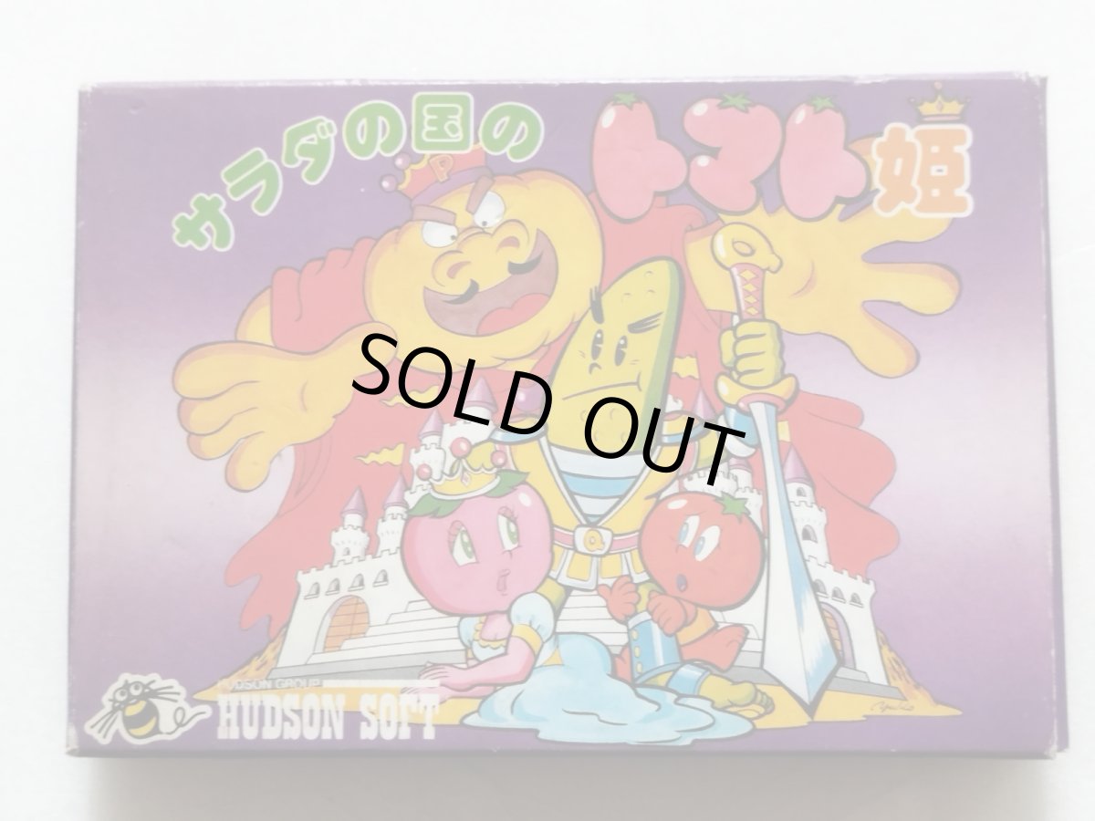 画像1: サラダの国のトマト姫　箱説有　FCファミコン【6h5】 (1)