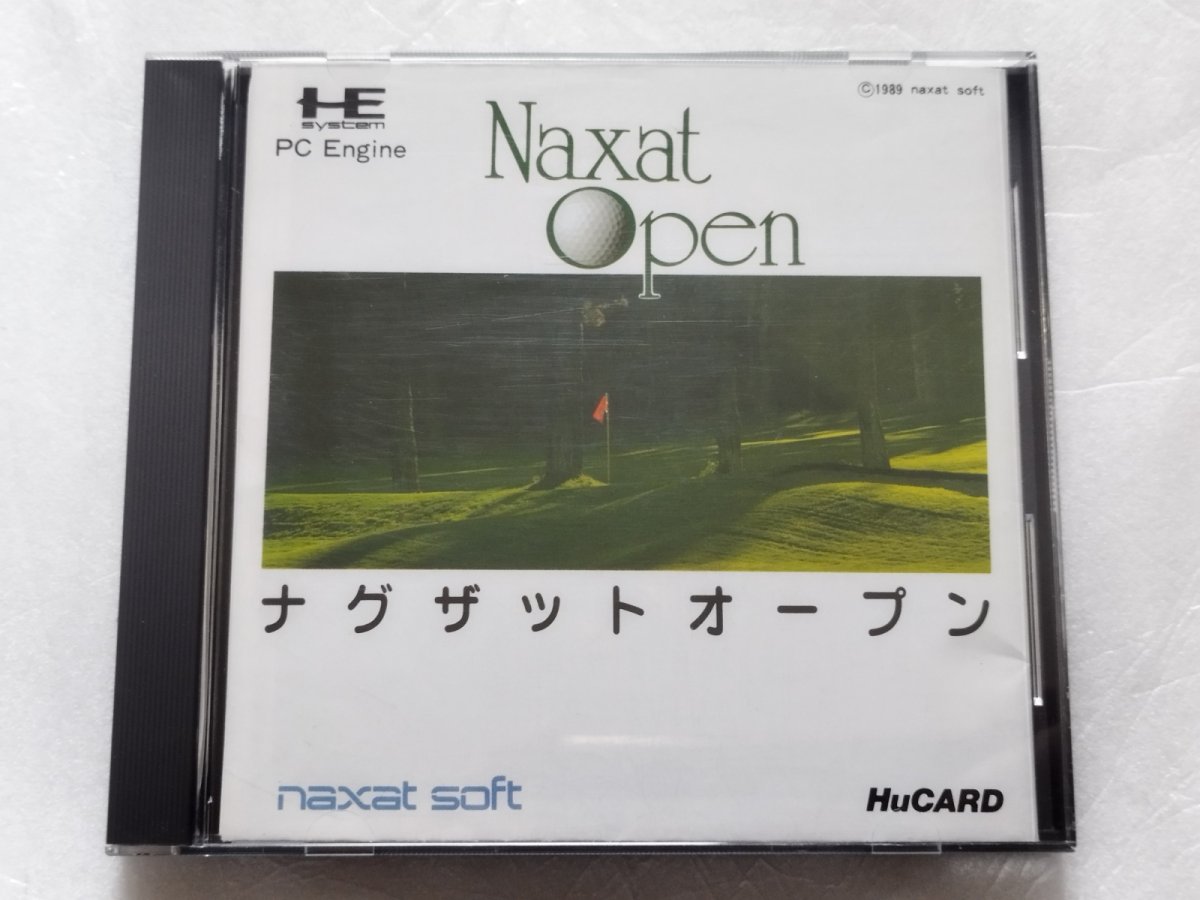 画像1: ナグザットオープン　箱説有　PCエンジン【9h7】 (1)