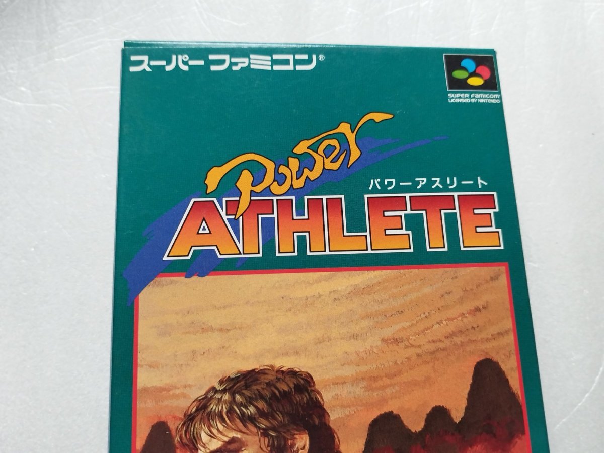 画像2: 【美品評価価格】パワーアスリート　箱説有　SFCスーパーファミコン【5m6】 (2)