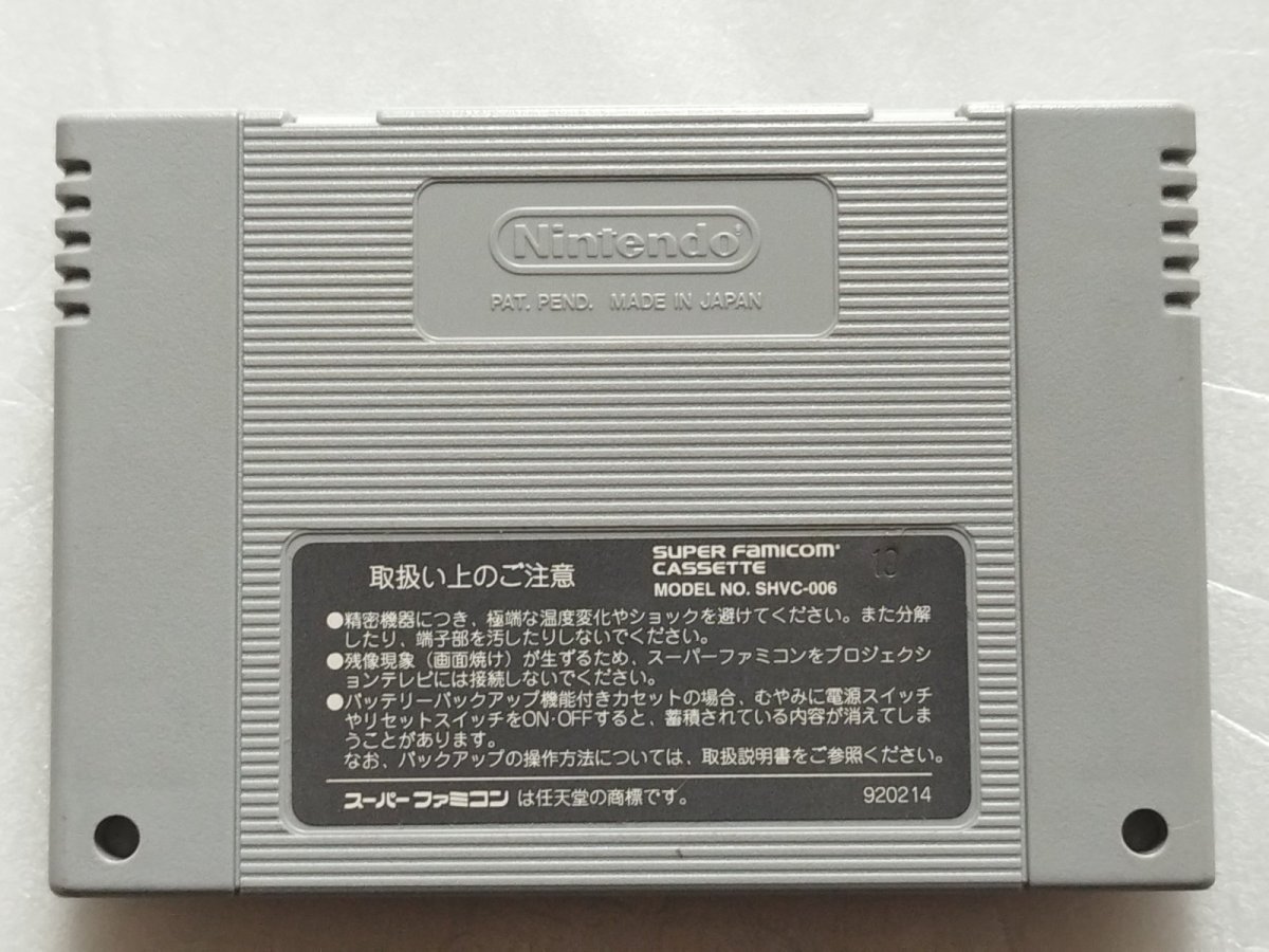 画像3: 【美品評価価格】甲竜伝説ヴィルガスト 消えた少女　箱説無　SFCスーパーファミコン【8】 (3)
